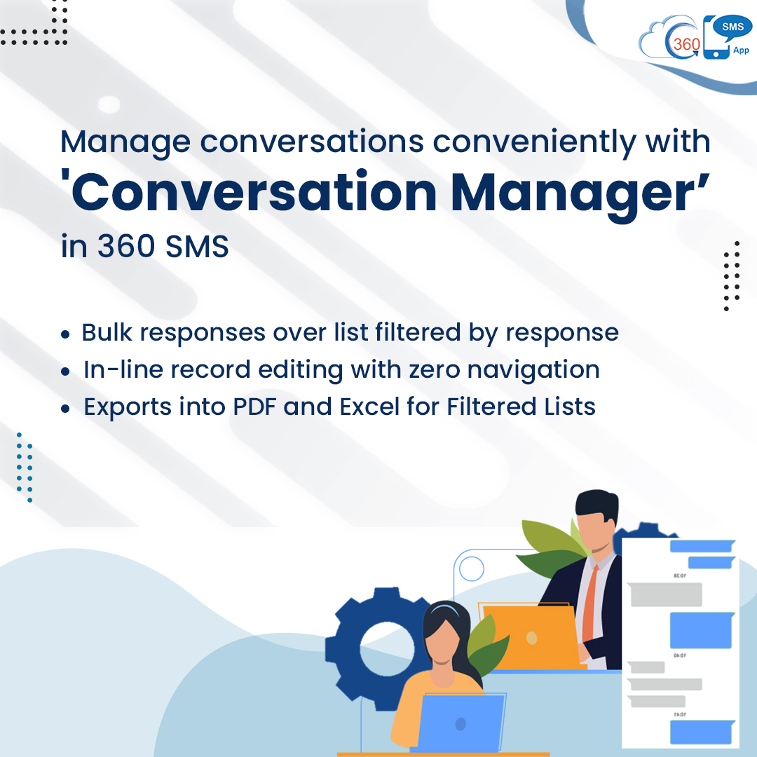 360SMSApp's tweet photo. Orchestrate most of your MessagingOps from one console window.
More on our ‘Conversation Manager’ here: https://t.co/Tr0wR9gWFb
#salesforce #360smsapp #salesforceohana #salesforceessentials #appexchange #trailblazers #trailblazercommunity https://t.co/BFNU0dueAC