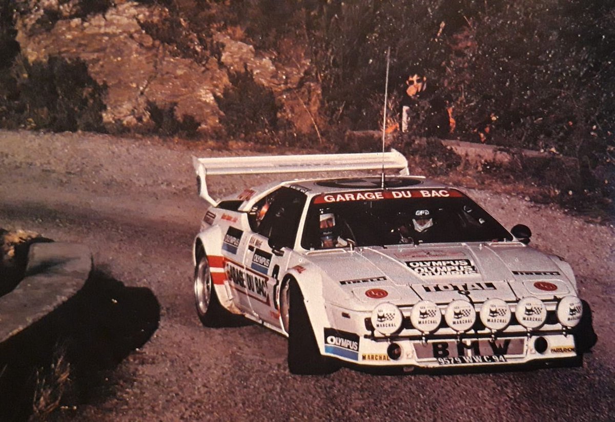 TheAndrewsport's tweet photo. ะะตัะฝะฐั ะะฐัะฝะธั / ะะปะตะฝ ะะฐั, BMW M1.
ะ ะฐะปะปะธ ะดั ะะฐั, ััะฐะฟ ัะตะผะฟะธะพะฝะฐัะฐ ะคัะฐะฝัะธะธ, 1981.
#Rally #RallyDuVar #Darniche #Mahe #BMW https://t.co/xKMViESg7D