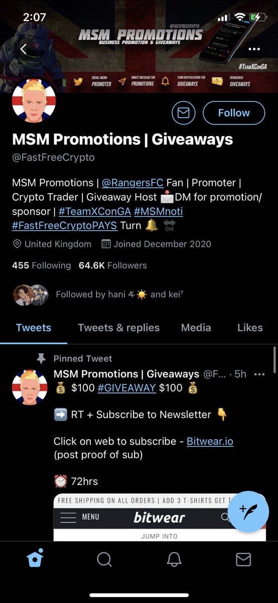 Yea, I don’t like this. People with these massive platforms are selling out their followers and for what? Are they getting paid for this? More followers? I don’t like that they’re putting their followers in a potentially bad position for whatever it is they stand to gain...