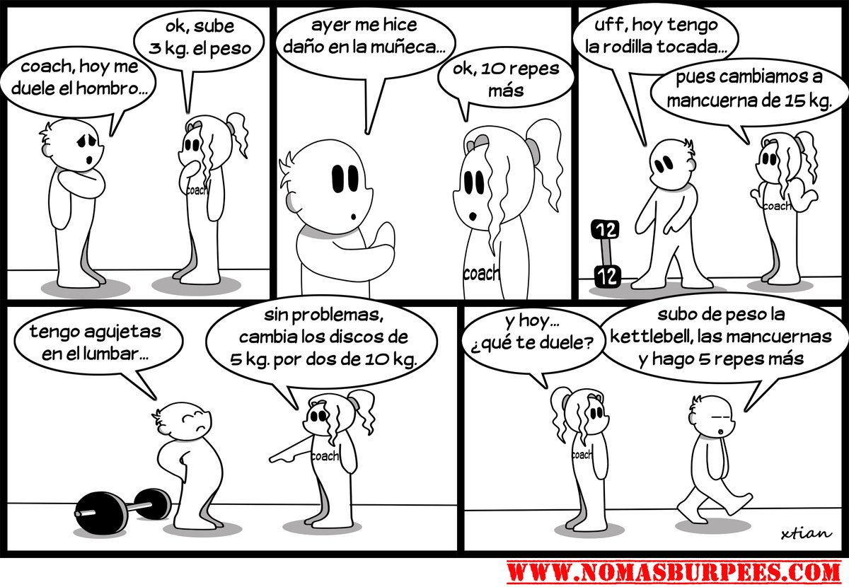 Para esos coach con un don especial para evitar quejicas #comics #CrossFit