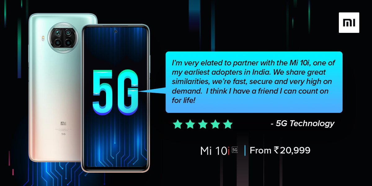 Mi India Mi10i Is Here This Pair Will Never Let You Slow Down In Life Again The Promise Of Pace Is Here Mi 10i X 5g Technology Know More Here