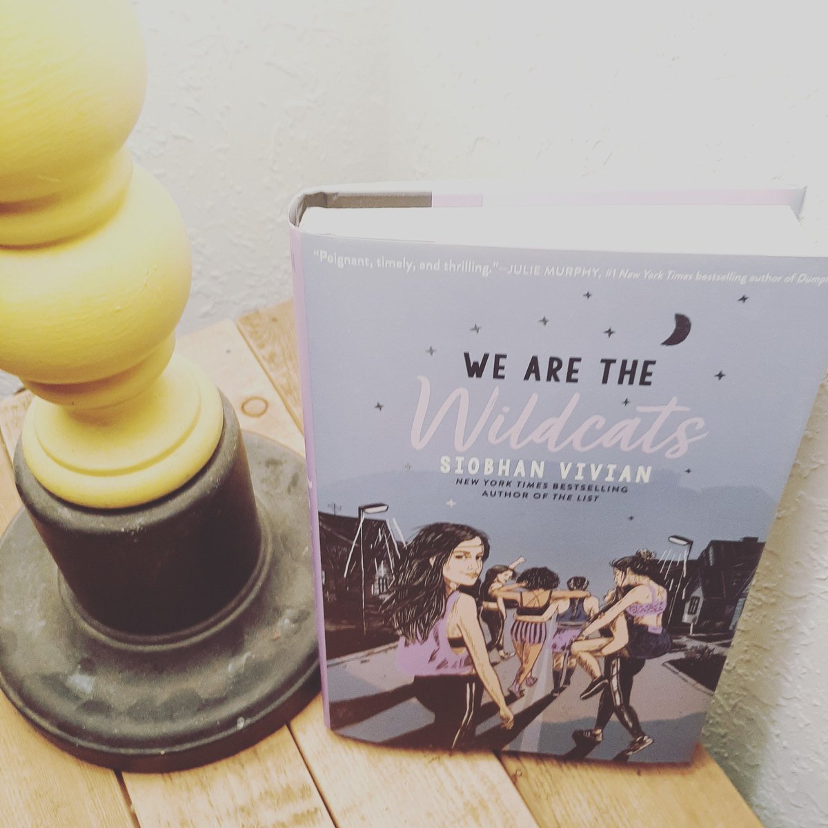 drbtlibrary's tweet photo. #wearethewildcats was a little slow to start and I had to keep flipping back to see which character was talking BUT if you played high school sports read it. I miss my team. Especially my teammates. This book made me pretty sentimental at times. @siobhanvivian https://t.co/sYN556tKNl