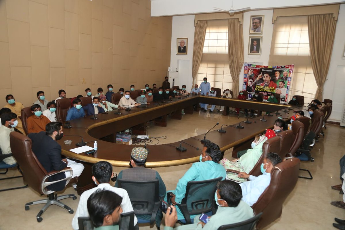 Kamrankhushk1's tweet photo. Youngest PPP leader @rawalsharjeel presiding the meeting of social media #Hydrural , #Jamshoro & all social activists who are working day n night for the philosophy of #Bhuttoism.
#PDMJalsaHyderabad https://t.co/CDVEBS3RRB