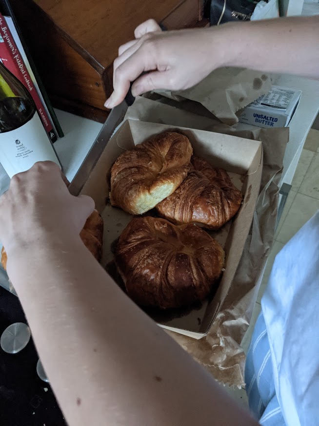 Step 1. Obtain delish croissants. Make sure no PUFA.
