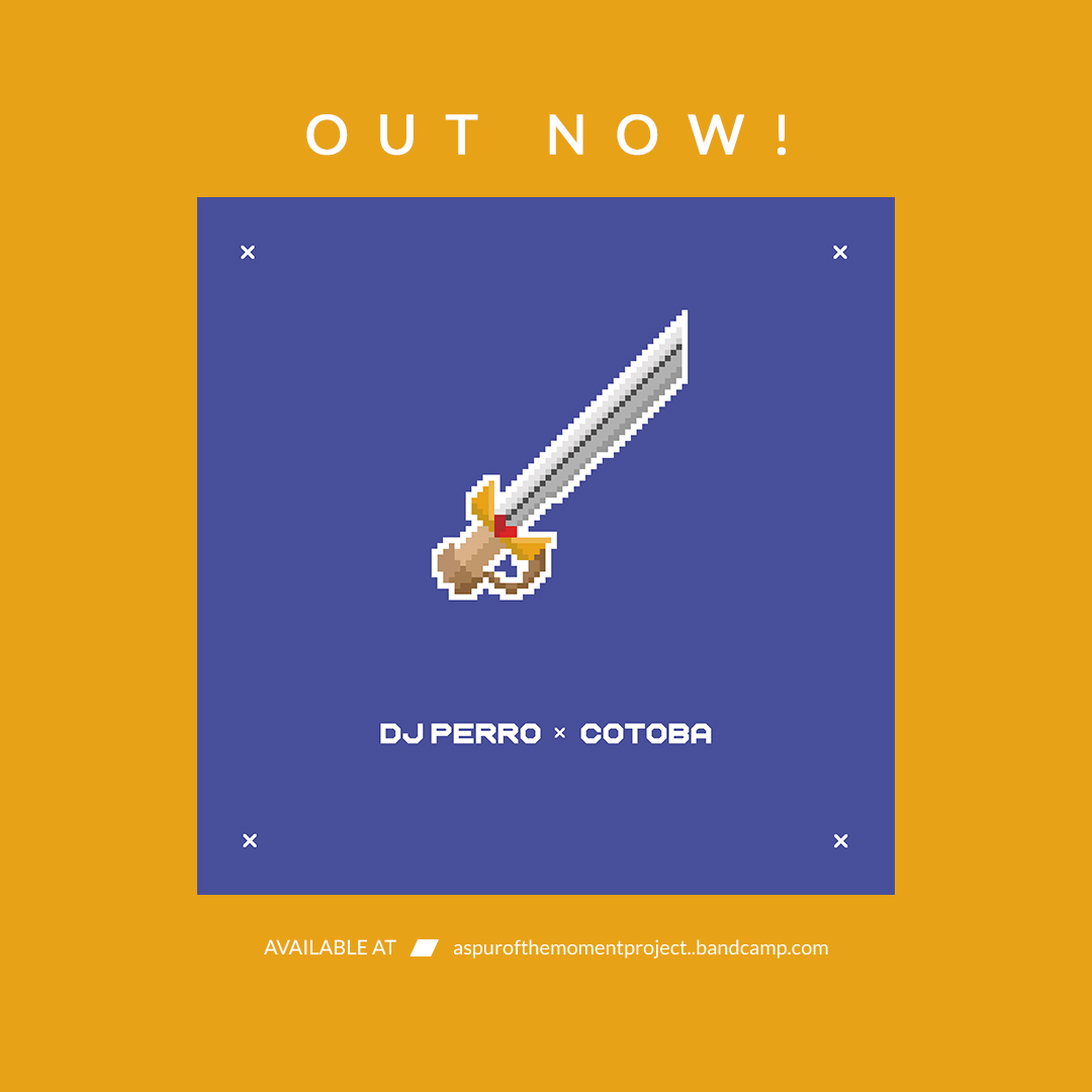 ICYMI, DJ Perro x cotoba's split EP is out now! Digital copies available via aspurofthemomentproject.bandcamp.com 🛒