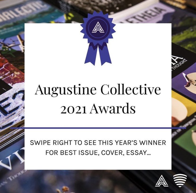Congrats <a href="/zacharoni22/">Zachary Lee</a> for receiving the <a href="/AugustineCollec/">Augustine Collective</a> 2021 award for best essay <a href="/veritasforum/">Veritas Forum</a>