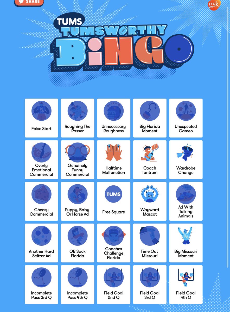 EBanfield7's tweet photo. @TUMSOfficial #TUMSBingoSweepstakes bingo 3 on card 2!! https://t.co/qKNr4CAqcY