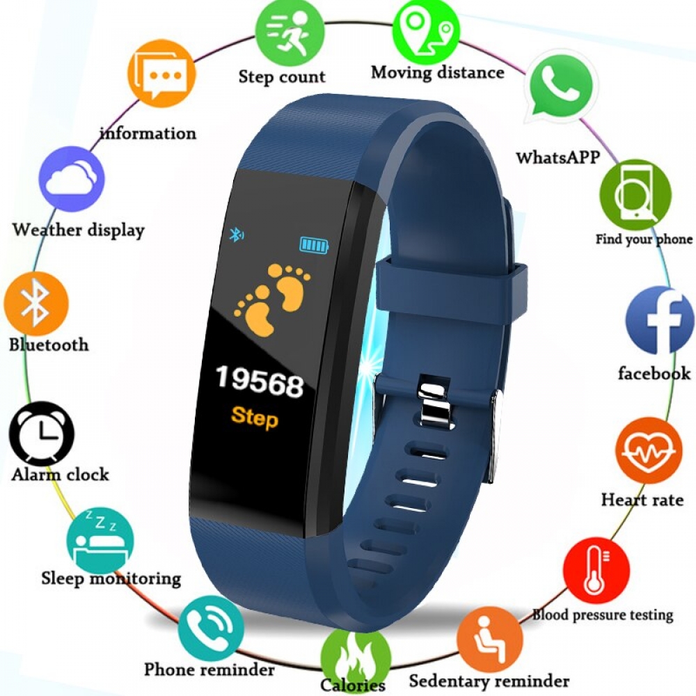 #fation 2019 new smart watch pedometer Call message reminder heart rate sleep monitor smart bracelet wristband shopsyadore.com/product/2019-n…