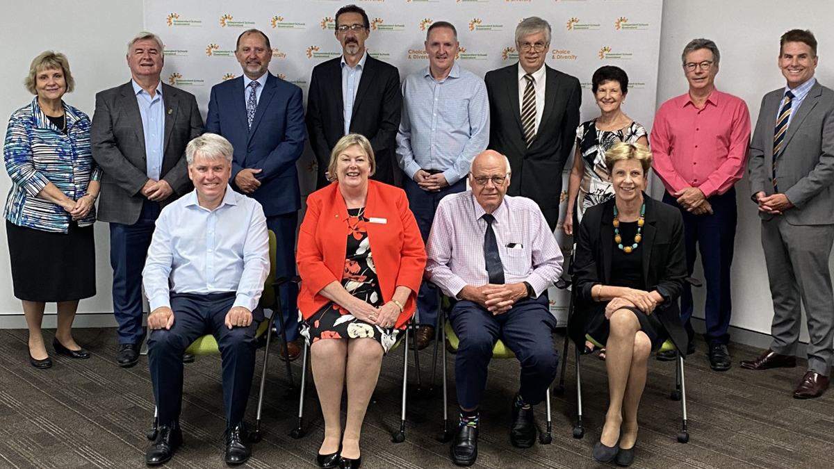 ISQ &amp; the ISQ Board are delighted to welcome <a href="/IndSchoolsAus/">ISA</a> Chief Executive Officer Margery Evans to Queensland (seated right). Ms Evans will meet key Queensland education leaders &amp; visit a number of #IndependentSchools during her three-day state visit.