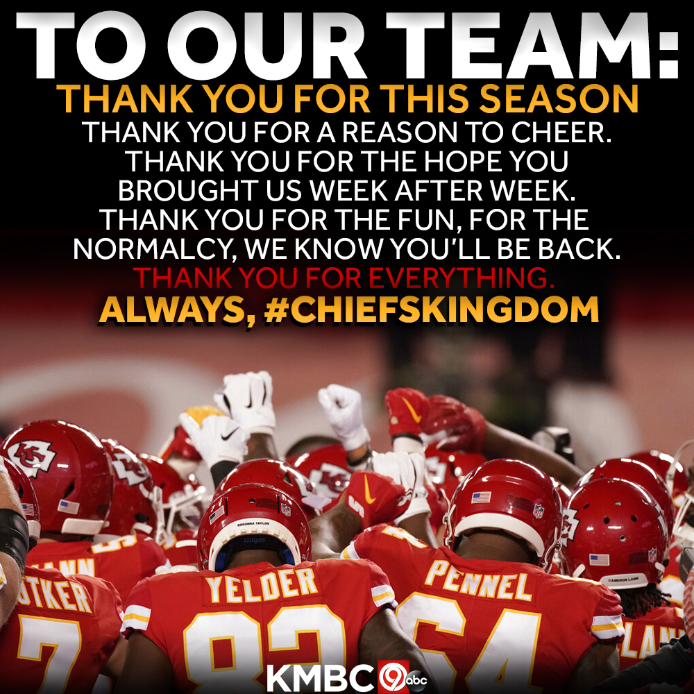 #ChiefsKingdom forever. 

We'll be back.