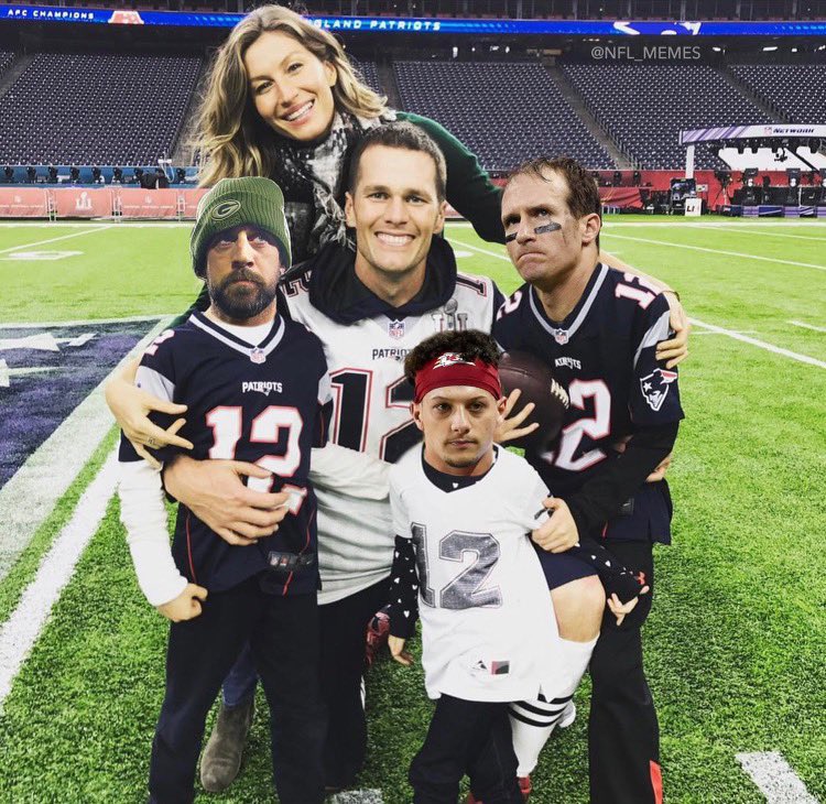 Tusslindo's tweet photo. TB12 fathered yall GOATS https://t.co/PZhyRyyic8