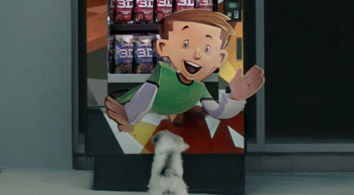 Someone had to let him out of the vending machine eventually... should’ve known it would be the OG #FlatStanley! <a href="/ReadFlatStanley/">Flat Stanley Books</a> #FlatMatthew bit.ly/FlatStanleyDor…
