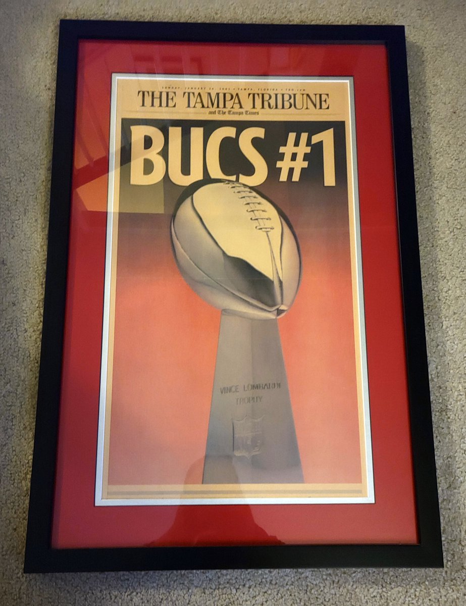SUPER! BOWL! F-ING! CHAMPIONS!!!! Looks like my picture will get a friend next to it on my wall soon!!  #SuperBowl   <a href="/Buccaneers/">Tampa Bay Buccaneers</a> #ItsABucsLife #DominatingWin