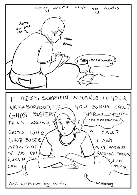 trying to work with nothing playing in the background..... 
