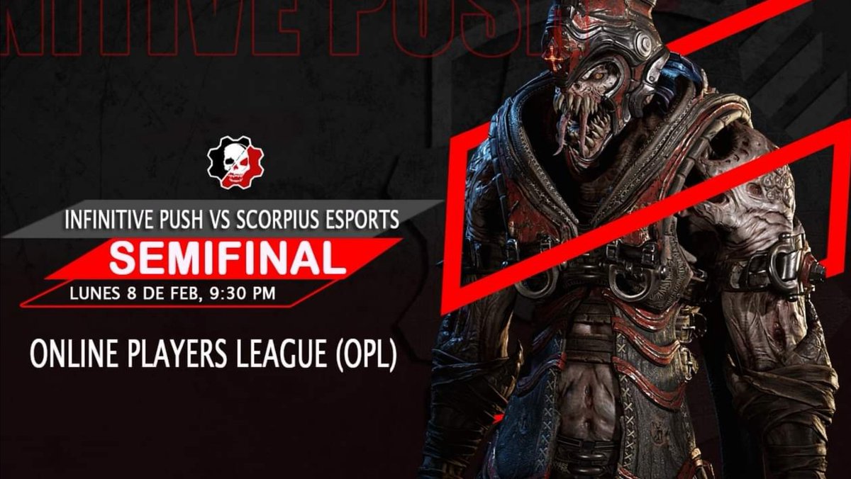 EL DÍA LUNES 8 DE FEBRERO A LAS 9:30 PM ESTAREMOS ENFRENTÁNDONOS EN SEMIFINAL CONTRA EL EQUIPO SCORPUIS ESPORTS EN LA LIGA "ONLINE PLAYERS LEAGUE" OPL #GoIP