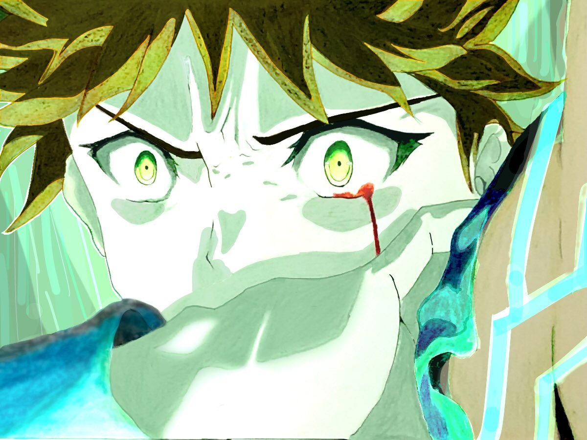 加工した！！！！！！！！ 2枚目アナログ模写3枚目元絵 #Fate