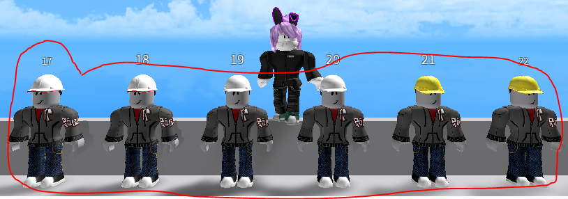 💖• Chisato Nishikigi •💖 on X: Some Roblox bootleg avatar of builderman  include ROBLOX  / X