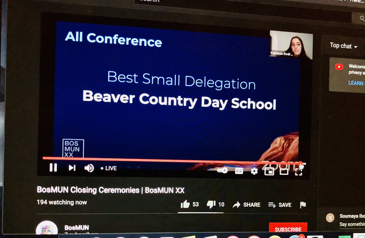 ibourks's tweet photo. Congrats to @BCDSchool on winning best small delegation at @bosmun this year. Proud of our students. https://t.co/PYvkp1IToF