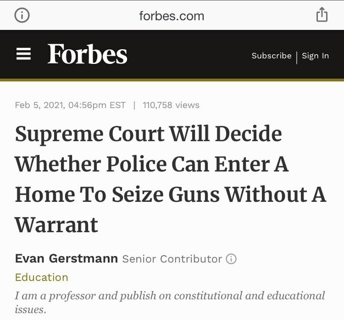 philthatremains's tweet photo. The constitution is absolutely crystal clear about this. It could not be more obvious that this violates the second, fourth, and fifth amendments. 

The SCOTUS would destroy its own legitimacy should it find otherwise. https://t.co/NIqwpoxapy