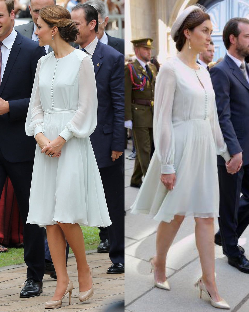 7: Beulah London Sabitri Dress, worn by The Duchess of Cambridge in 2012 and Princess Claire of Luxembourg in 2017.