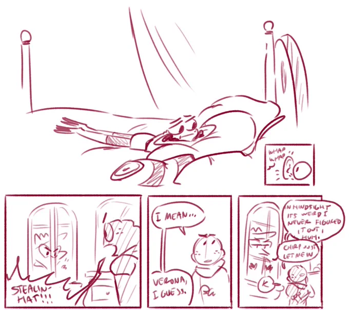 (1/2) This would take place after the final confrontation/trial but before the Event ending scene...please excuse my messy handwriting >o< 