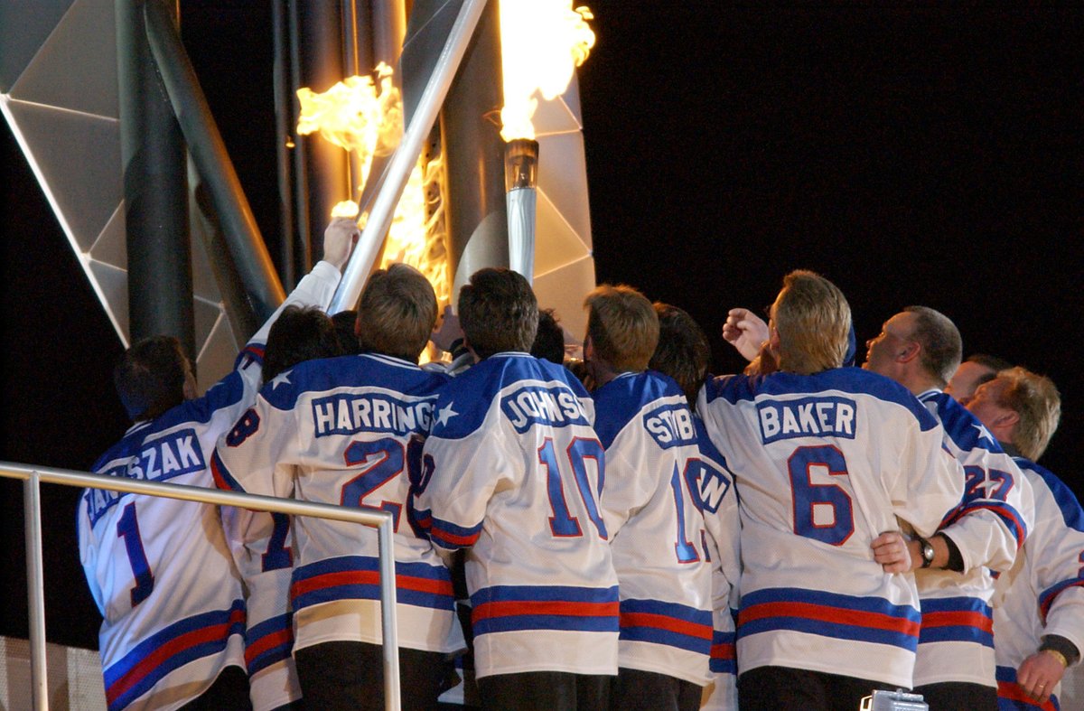 1980MiracleTeam's tweet photo. On this day in 2002 we had the pleasure of lighting the Olympic Cauldron to open the Salt Lake City Winter Olympic Games!  An incredible honor! 🏒🏅🇺🇸 #MiracleOnIce #1980Hockey #1980Gold #USA #Olympics https://t.co/P2PYEehvg2