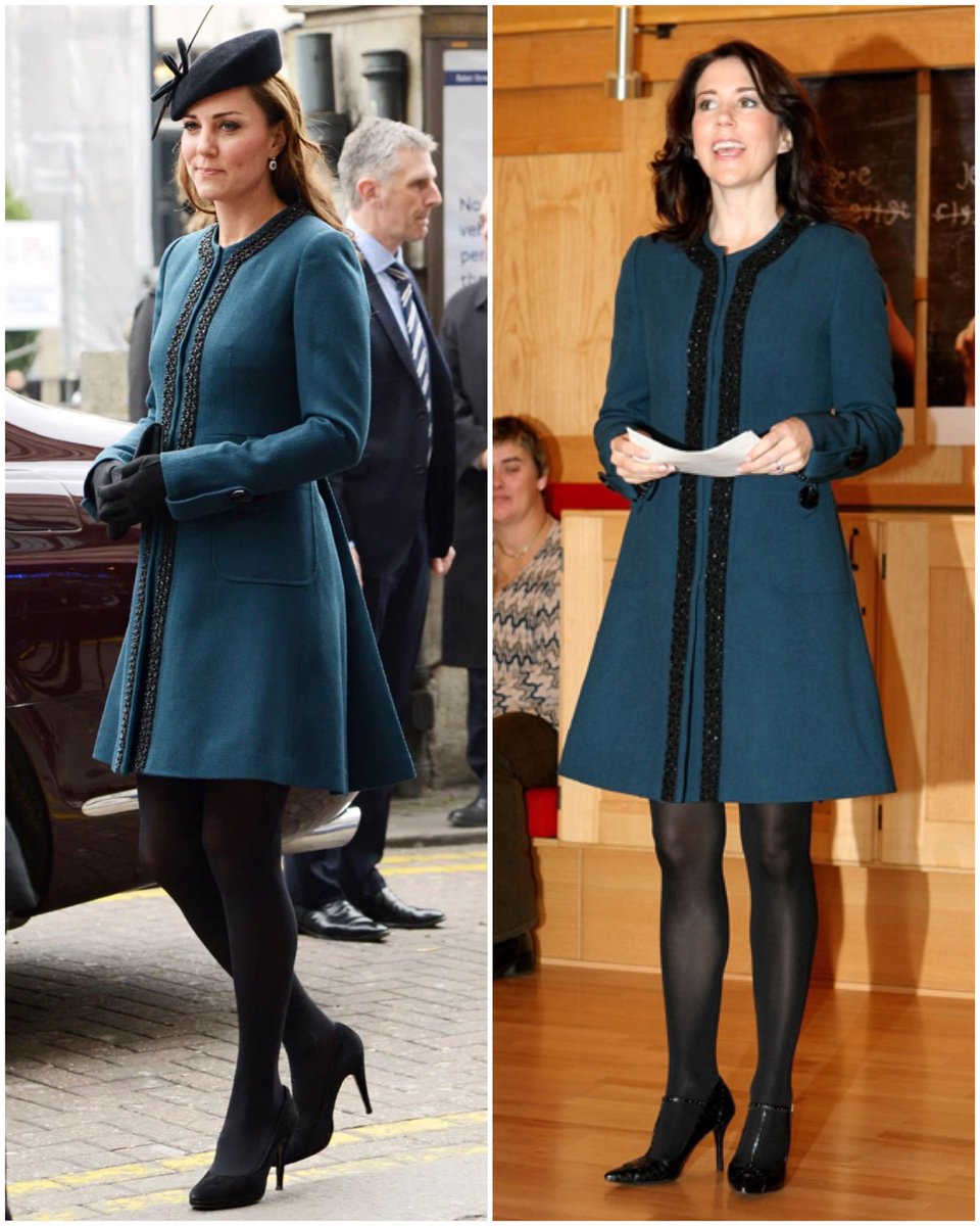 14: Malene Birger Coat, worn by The Duchess in 2013 and Princess Mary in 2006.