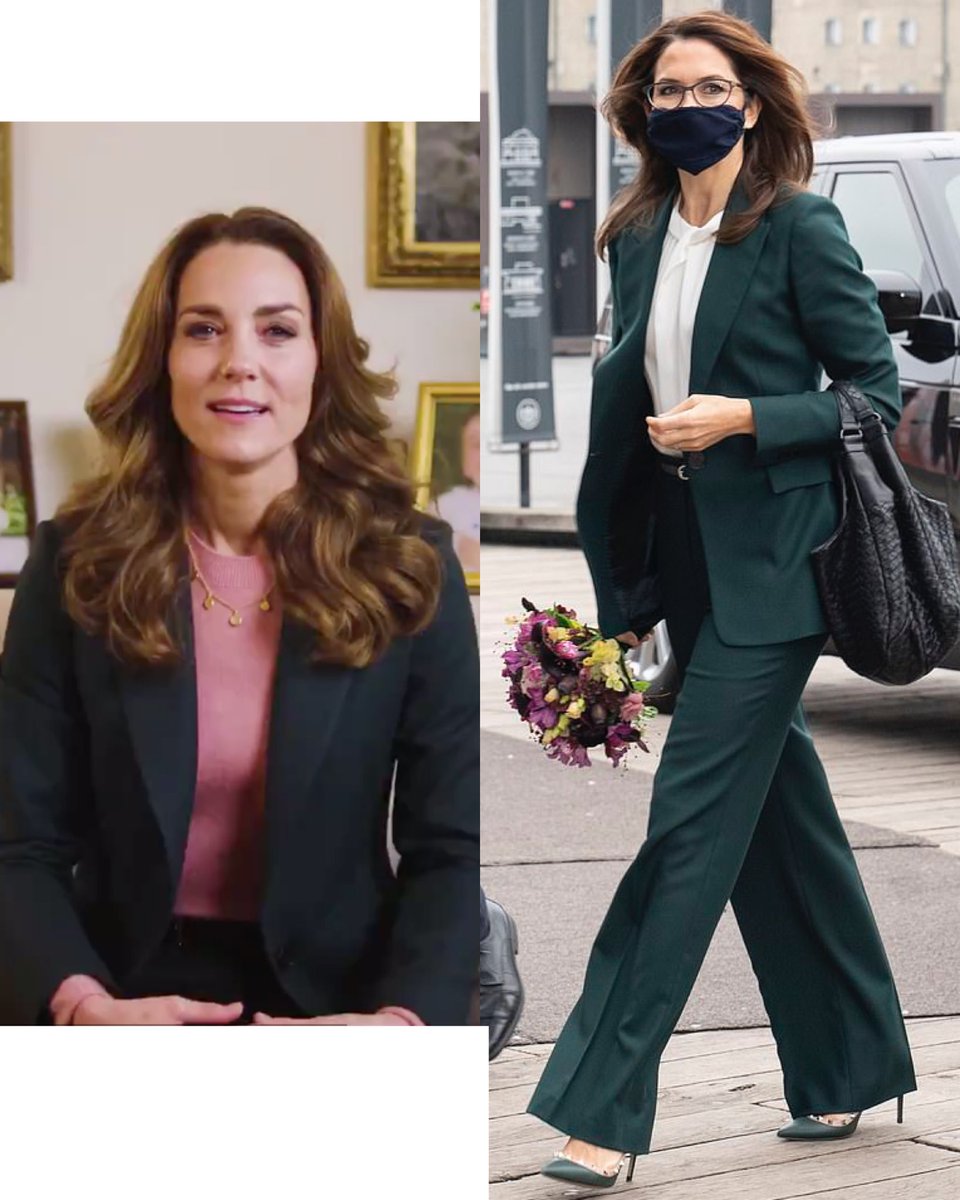 17: Massimo Dutti Wool Flannel Blazer, first worn by The Duchess in 2020 and Princess Mary in 2020.
