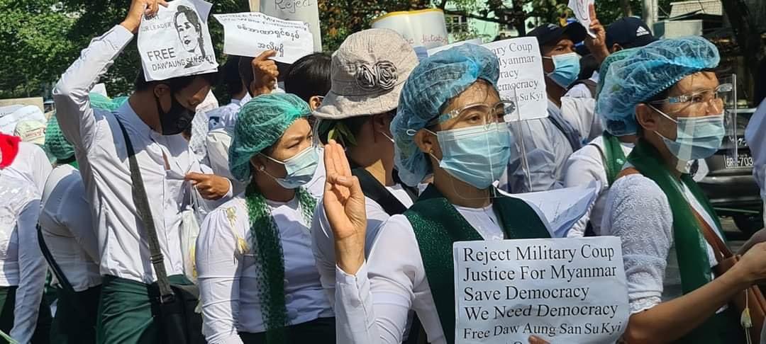 MaiChen88's tweet photo. What's happening in Myanmar?
#Stopdictatorship #HearTheVoiceOfMyanmar #SaveMyanmar #FreeOurLeaderAungSanSuKyi #FreeThePresident https://t.co/sMCmbmYQXF