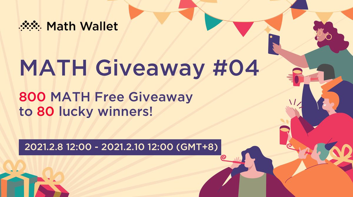 MathWallet's tweet photo. 🎁 @MathGiveaway 800 $MATH_BEP20 to 80 winners #win at random
1. Follow @MathWallet and @BinanceChain
2. Tag 3 friends
3. Retweet
Tracking &amp; Claim 👉 https://t.co/GPx9Ur21Gu 

@binance @BinanceChain #Binance #Airdrop https://t.co/sWrIQHJPGg