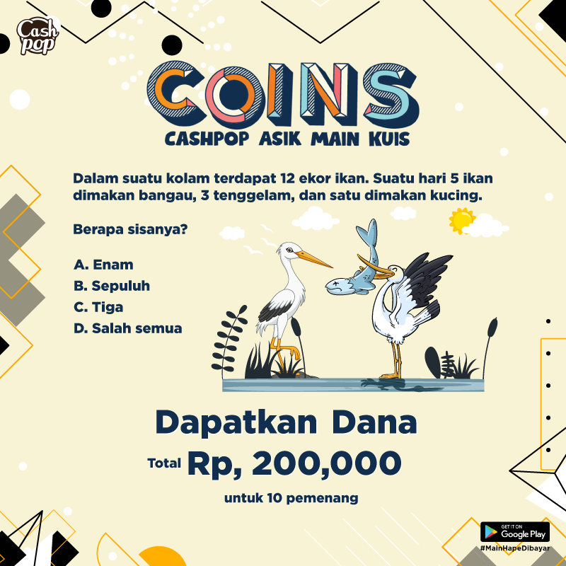 CashPopID's tweet photo. POINEERS ada COINS spesial niih
hadiahnya saldo DANA Rp. 200,000 lhoo 😉

gini nih cara ikutan;
1. Follow Twitter Cashpop Indonesia 
2. Jawab langsung di tweet ini dan pake hashtag #maenhapedibayar
3. Wajib Retweet

Semoga berhasil 🥰 https://t.co/XFyUt1TxAN
