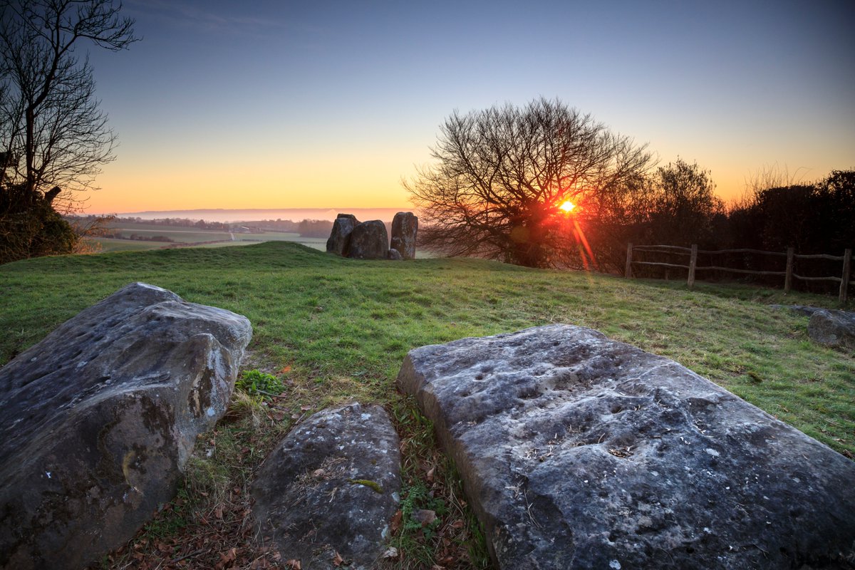 Watching the sun slowly rise can help relieve the worries on your mind. 
#EveryoneNeedsNature

Photo: Coldrum Long Barrow.