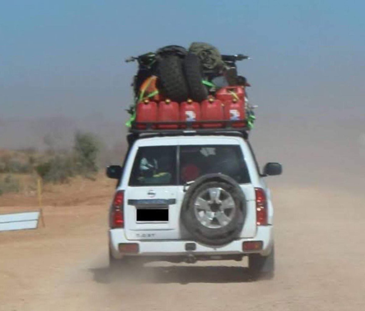 Once the liquid fuel is on site it sits in large storage tanks waiting for the next tourist to drive up, fill up, and complain about the apparently excessive fuel cost while completely disregarding aerodynamics and safety- welcome to the Australian outback.