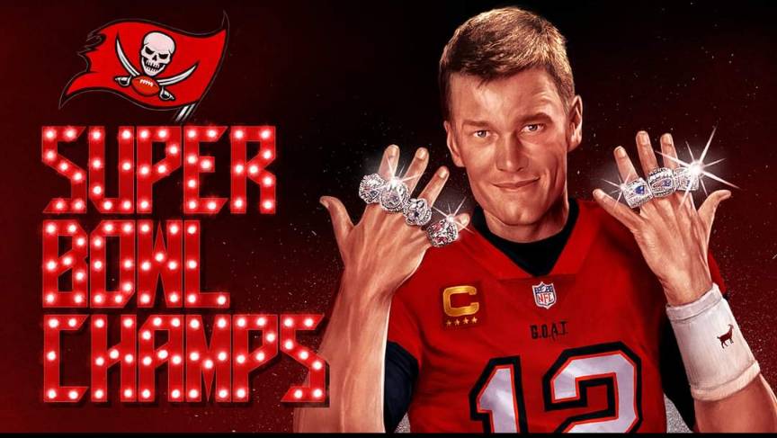ProcessingHelix's tweet photo. Congratulations to the Tampa Bay Buccaneers on the 2nd franchise Superbowl win and Tom Brady on his 7th. #congratulations #goat https://t.co/oaKvbChv7t