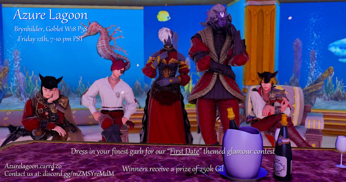 VeryCoconuTea's tweet photo. #FF14 #AzureLagoon https://t.co/tvcK5Uh441