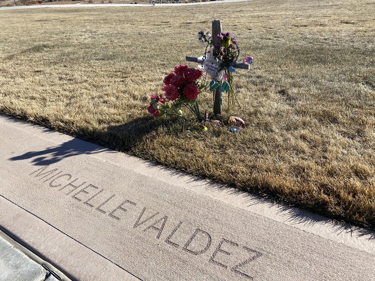 Went out to pay my respects to the girls on the Mesa today. Always need to get back to why we fight for them. #westmesa #westmesamurders #Albuquerque #unsolved