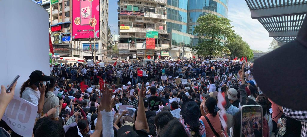 MarcusFromBurma's tweet photo. #FightForDemocracy 
#FightForOurFuture
#SaveMyanmar
#HearTheVoiceOfMyanmar
#SaveDemocracy https://t.co/wGwfhMRFn0