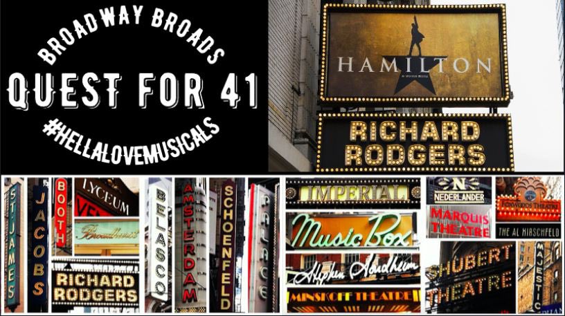 BroadsoftheBay's tweet photo. Head to #youtube for #yourbroads latest #video #questfor41 #richardrodgers #hellalovemusicals #onlyintermission don’t miss the @LightsofBway #giveaway and our #newsegment #broadwayathome ✌🏼💚🎭🤓🎟🎟 https://t.co/hWdq0nQ8v5