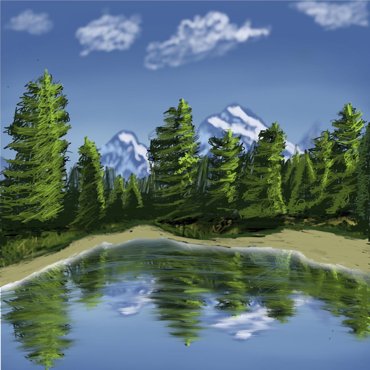 ThatGingerCole's tweet photo. i made my first drawing in procreate and people keep saying it’s good so i’m going to tweet it https://t.co/ACOy7COmR6