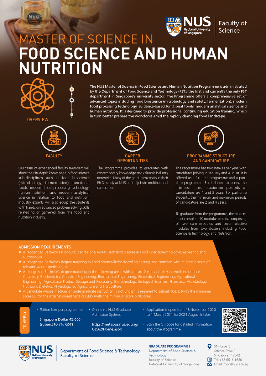 NUS Department of Food Science and Technology tweet media
