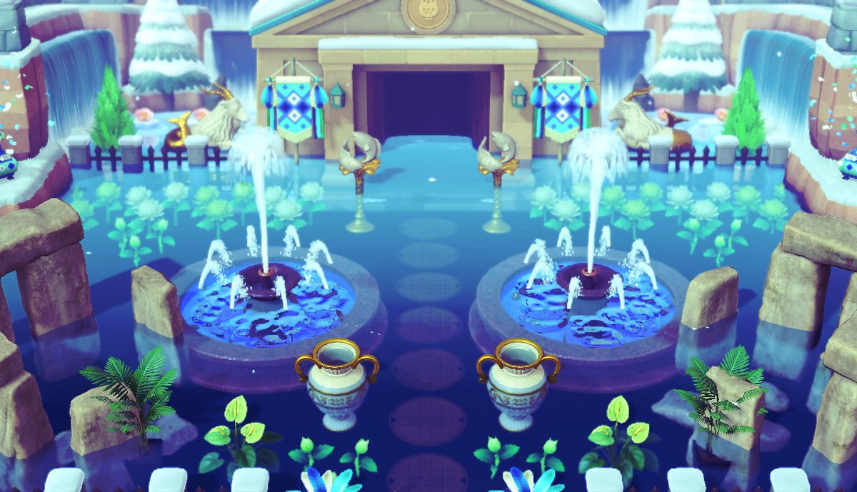 doom_mori's tweet photo. 🌊~water temple~🏛️
#animalcrossing #acnh https://t.co/TDBsivh90q