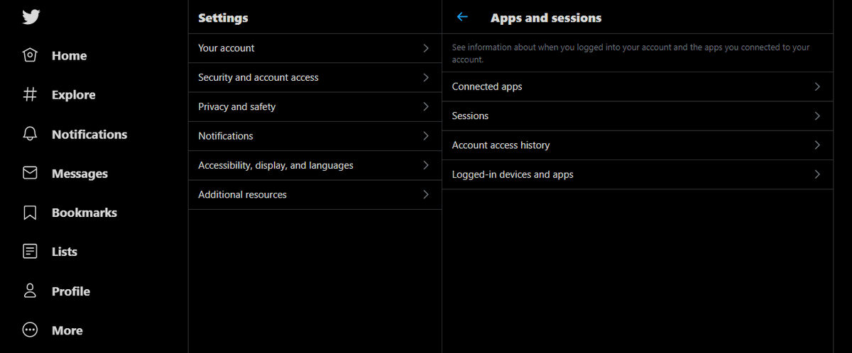Salah satu solusinya kalian bisa revoke access, ini aku pakai web twitter ya. Klik More -> Settings -> Privacy and Safety -> Apps and Sessions -> Terus klik aplikasi dan Revoke Access. CMIIW :))