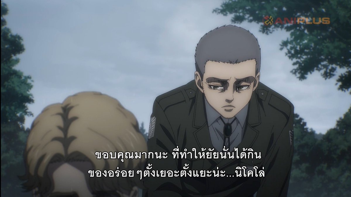 bubbl3berry's tweet photo. นี่ชอบบทซีนนี้ตั้งแต่อ่านมังงะแล้วอะ แต่แมปป้าก็ทำออกมาให้ชอบมากขึ้นไปอีก ยิ่งโคลสอัพสีหน้าและแววตานิโคโล่กับคอนนี่คือสุดยอดจริง ;____; https://t.co/r62aJ8Pqlu