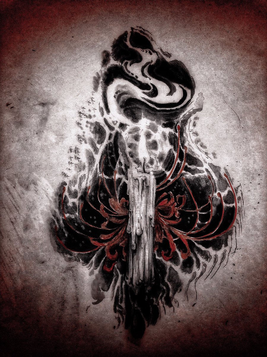 Hellsea_H's tweet photo. The Final.
Dir en Grey tattoo design for client #sleeve.
#direngrey #darkart #watercolorart #hellflower #occultart #japanesetattoo #blackandgreytattoo #blackwork #higanbana #ヒガンバナ #direngrey #sukekiyo #visualkeiband https://t.co/LO43booJnd