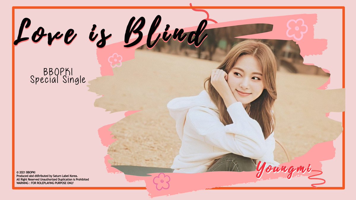 ㅤ
 𝑻𝒉𝒆 𝒎𝒐𝒓𝒆 𝑰 𝒌𝒏𝒐𝒘, 𝒕𝒉𝒆 𝒎𝒐𝒓𝒆 𝑰 𝒘𝒂𝒏𝒕 𝒕𝒐 𝒉𝒖𝒈 𝒚𝒐𝒖

                             ✦            

⠀⠀⠀ㅤ        𝑳𝒐𝒗𝒆 𝒊𝒔 𝑩𝒍𝒊𝒏𝒅 
      ㅤ    𝐁𝐁𝐎𝐏𝐊𝐈 𝐘𝐨𝐮𝐧𝐠𝐦𝐢
       
ㅤ。。。___________________  。。。
ㅤ