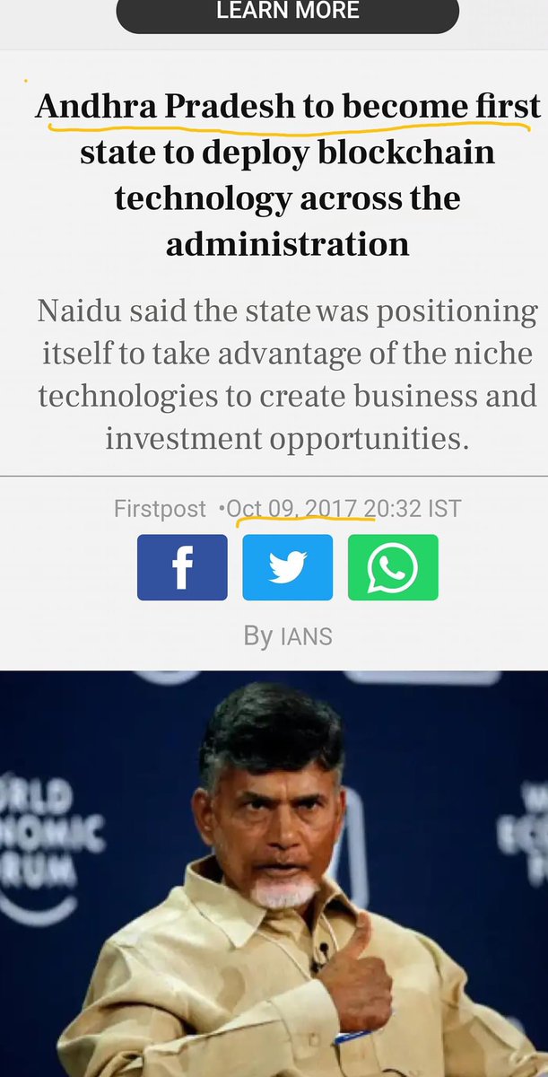 GuruDharanidhar's tweet image. What CBN thinks today..

India thinks tomorrow..

#CBNMyRoleModel #BlockChainTechnology