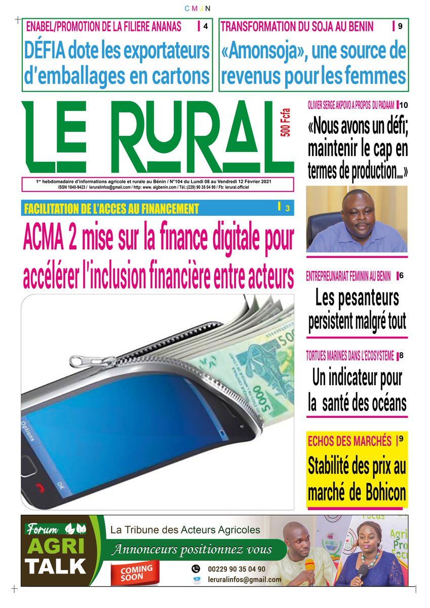 DjibrilAzonsi's tweet image. Retrouver toute l'actualité agricole en cliquant aigbenin.com. pour toutes vos reportages 90350490.
#LeRural
#Waxeho
#Benin