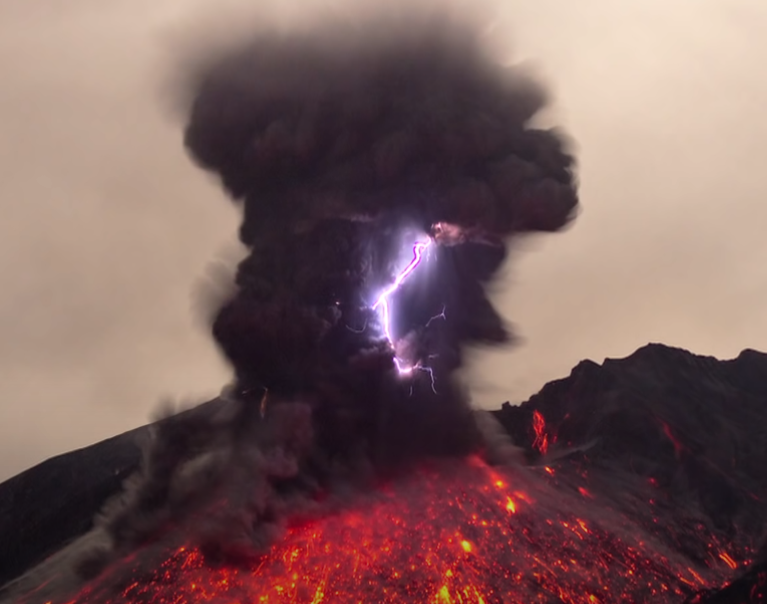 Kaya_M_Wilson's tweet image. Turns out Volcanic lightning is a thing. Thanks for the new youtube hole #AMOS2021 @andrewcraigtupp