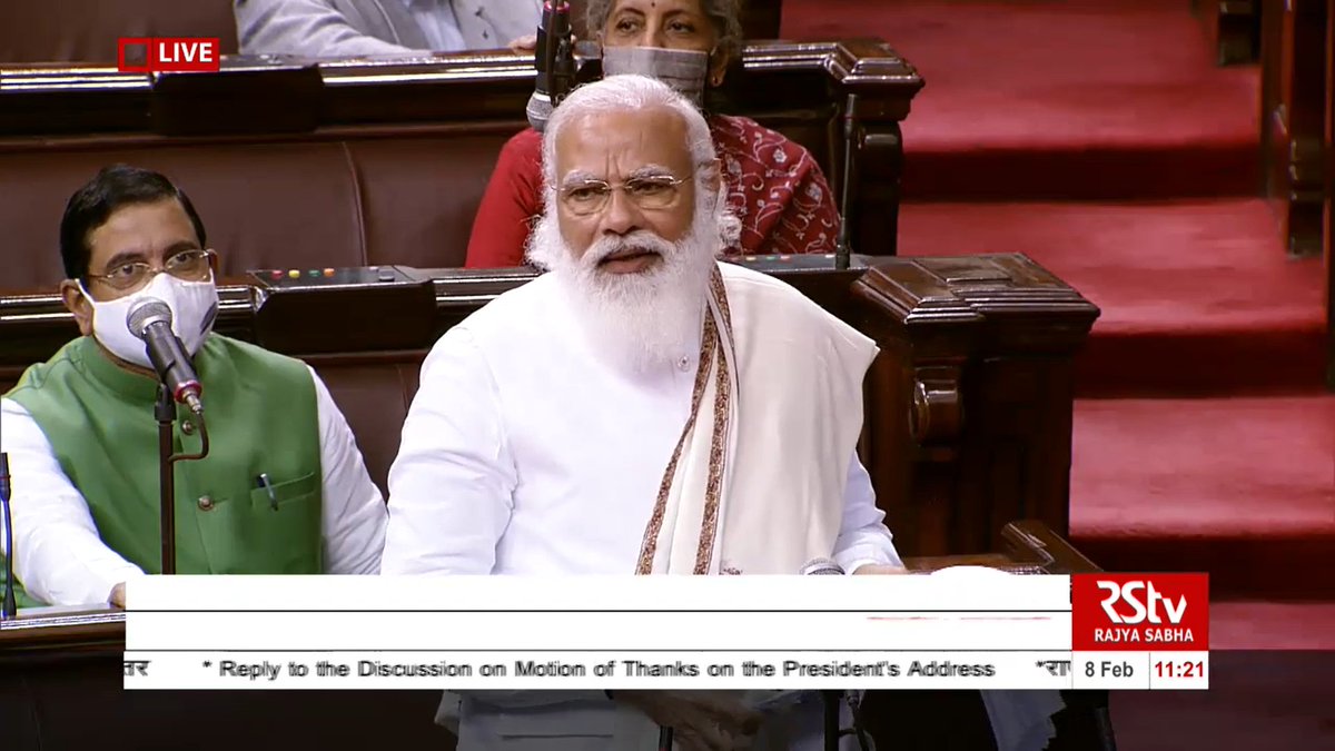 PM  @narendramodi continues on  #Farmers issue:No one objected to spirit of  #FarmLaws during discussion in the Parliament. Some concerns were raised regarding Procedure therein but that happens. Opposition MPs should convince farmers that reforms are needed in  #agriculture sector