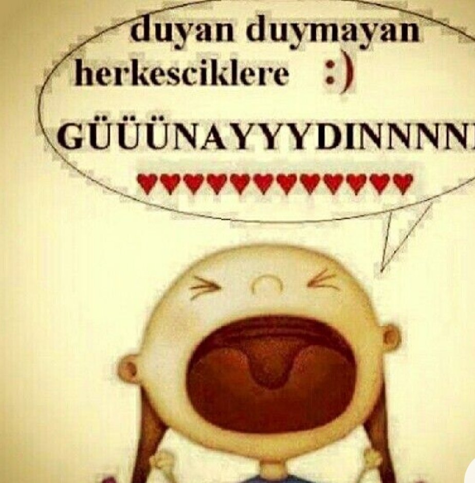 O zaman suraya bi #gunaydın bırakalım..

#Erkencitayfa